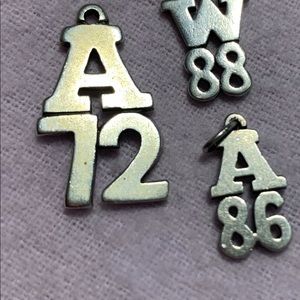 James Avery Sterling Camp Charms A72A86W88